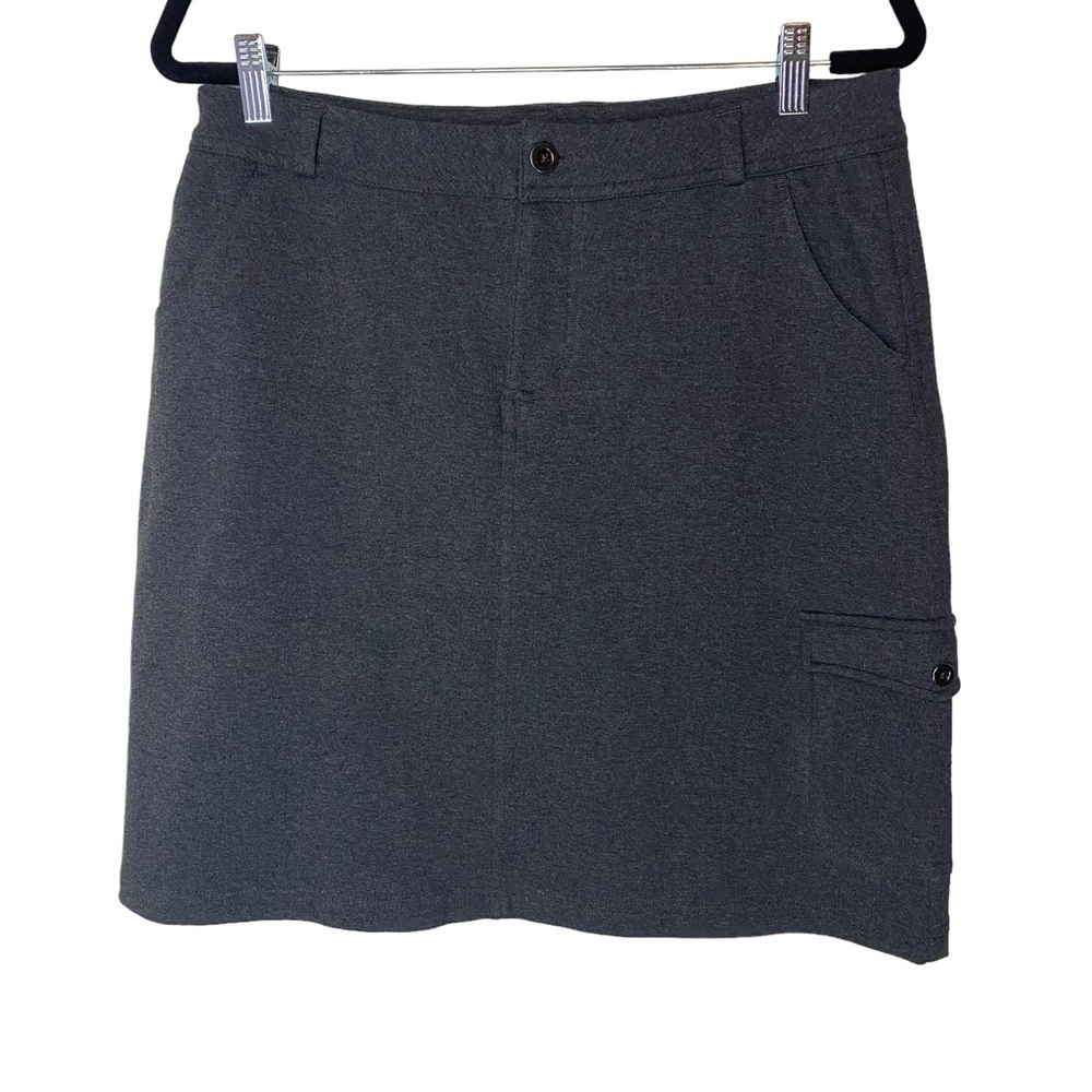 Duluth Trading‎ Company Women’s Utility Cargo Grey Skirt 10